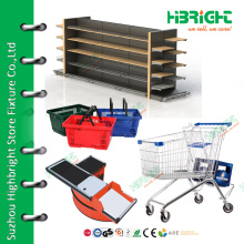 Hot sell all kinds supermarket shelf trolley basket equipments